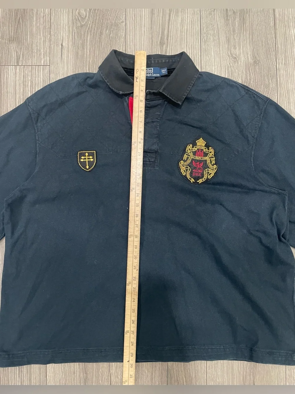 Vintage Polo Ralph Lauren Rugby Polo Long Sleeve Size 3XLT